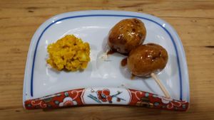 Appetizers at Heianraku in Takayama