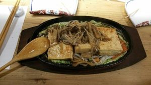 Teriyaki Tofu at Heianraku in Takayama