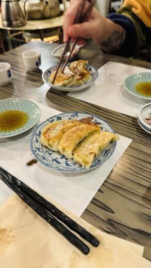 Vegan Gyozas  at Heianraku in Takayama