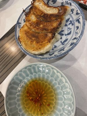 Veggie gyoza, bloody delish!   at Heianraku in Takayama