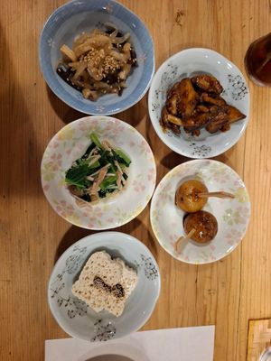 Welcome starter at Heianraku in Takayama