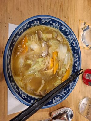 Curry ramen at Heianraku in Takayama