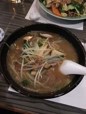 Hida miso ramen (it was absolutely delicious)  at Heianraku in Takayama