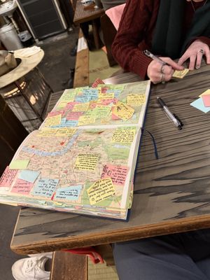 The guest book  at Heianraku in Takayama