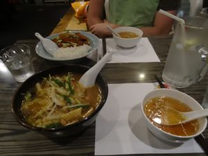 Starters and main courses at Heianraku in Takayama