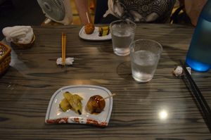 Appetizers at Heianraku in Takayama