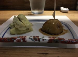 Apetiser. Yummy. at Heianraku in Takayama