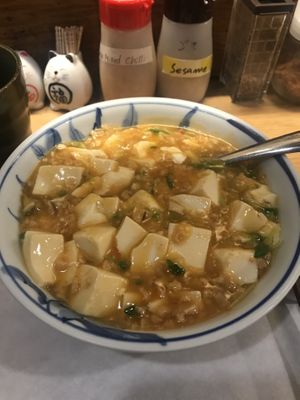 mapo tofu  at Heianraku in Takayama