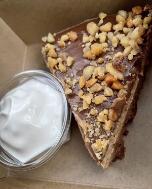 Snickers cake   at Valkyrjan Bistro & Bar in Reykjavik