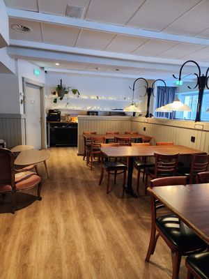 Very clean and cute at Valkyrjan Bistro & Bar in Reykjavik