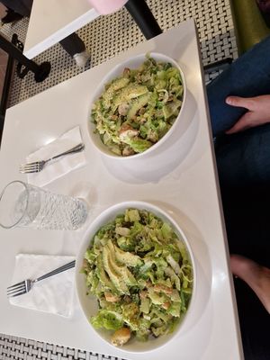 Caesar salad at Pink Carrot in Boston