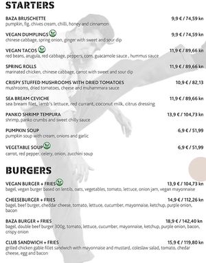  at BAZA Food & Bar in Split