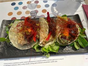 Tacos (served cold)  at BAZA Food & Bar in Split