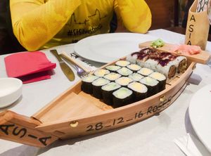 Sushi at Asia Restaurant in Roses