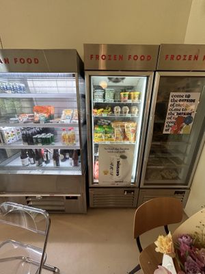 Some groceries and liquids   at Cosmos Grocery Cafe in Seoul