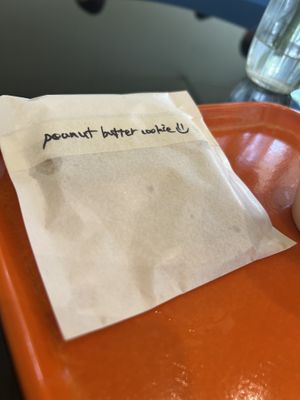 Peanut butter cookie  at Cosmos Grocery Cafe in Seoul