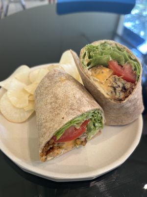 Tofu tempeh wrap  at Cosmos Grocery Cafe in Seoul