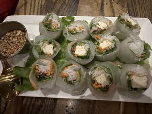 Fresh summer rolls  at Nicky's Thai Kitchen in Pittsburgh