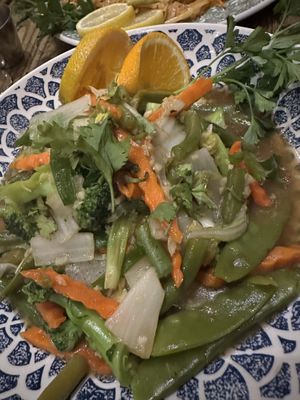 Vegetable garlic stir fry  at Nicky's Thai Kitchen in Pittsburgh