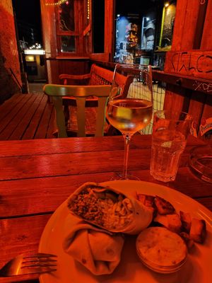 Tofu Burittol at EmmaPea Vegan Food and Bar in Berlin