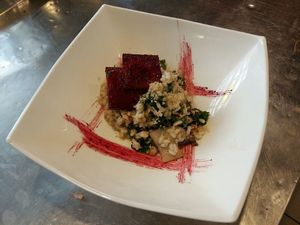 Magic Mushroom Risotto at EmmaPea Vegan Food and Bar in Berlin