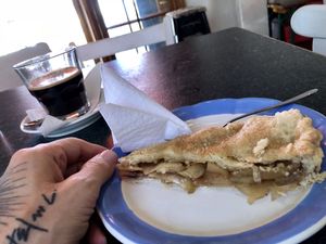 cake nom nom at EmmaPea Vegan Food and Bar in Berlin