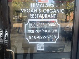   at Himalaya Vegan in Sacramento