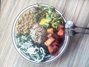   at Himalaya Vegan in Sacramento