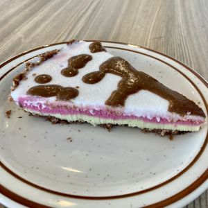 Himilaya Pie - so good! Just very coconutty, so love of coconut required 🥥🤎  at Himalaya Vegan in Sacramento