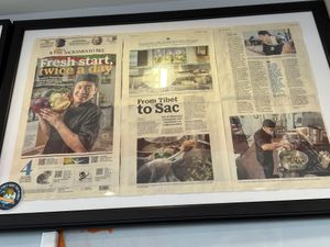   at Himalaya Vegan in Sacramento