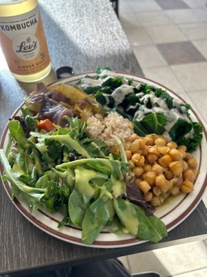The day's plate at Himalaya Vegan in Sacramento