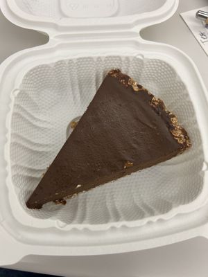 Special decadent chocolate pie they only offer on Tuesdays…soooooo good!   at Himalaya Vegan in Sacramento