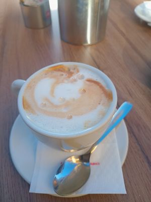 Soy cappuccino at Cafè Matteotti in Olbia
