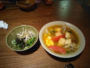 bún riêu - a kind of vietnamese noodle soup at CHAYFOOD in Hanoi