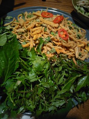nem thính - this dish was huge at CHAYFOOD in Hanoi