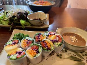 5 color spring rolls  at CHAYFOOD in Hanoi