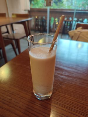 Cashew brown rice drink 💖 at CHAYFOOD in Hanoi