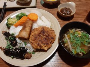 VN rice set! at CHAYFOOD in Hanoi