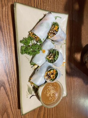 Vegetable Mushroom Rolls  at CHAYFOOD in Hanoi