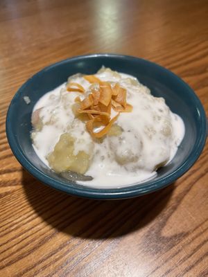Sweet Toddy Palm Soup (the only dessert)  at CHAYFOOD in Hanoi