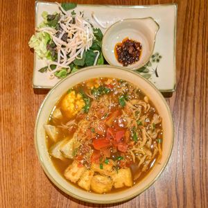 Vegan Hanoi-Style Bun Rieu at CHAYFOOD in Hanoi
