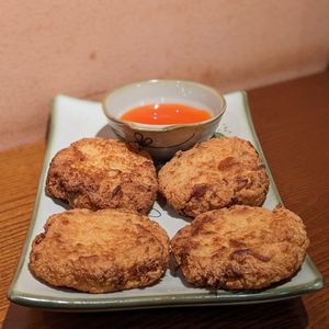 Vegan Mushroom Tofu Pancake at CHAYFOOD in Hanoi