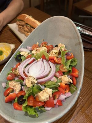 Greek salad  at CHAYFOOD in Hanoi