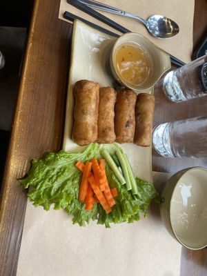 Fried spring rolls  at CHAYFOOD in Hanoi
