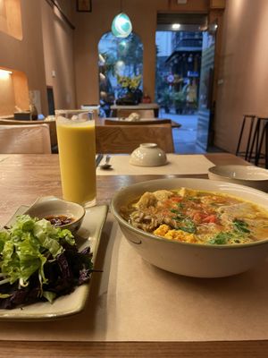 Pumpkin cashew drink was awesome   at CHAYFOOD in Hanoi