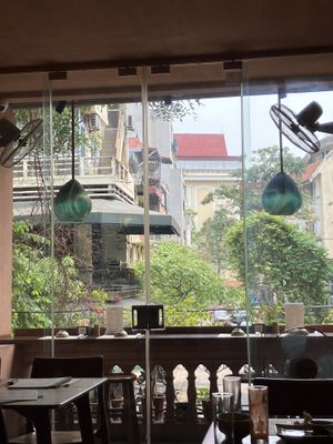 outside seats  at CHAYFOOD in Hanoi