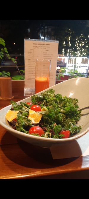 Kale salad at CHAYFOOD in Hanoi