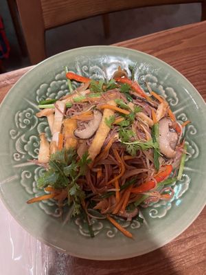 Singapore fried noodle dish  at CHAYFOOD in Hanoi