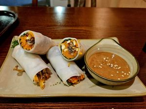 Fresh spring rolls at CHAYFOOD in Hanoi