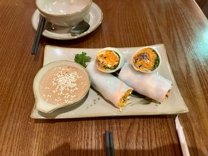Five color spring rolls  at CHAYFOOD in Hanoi
